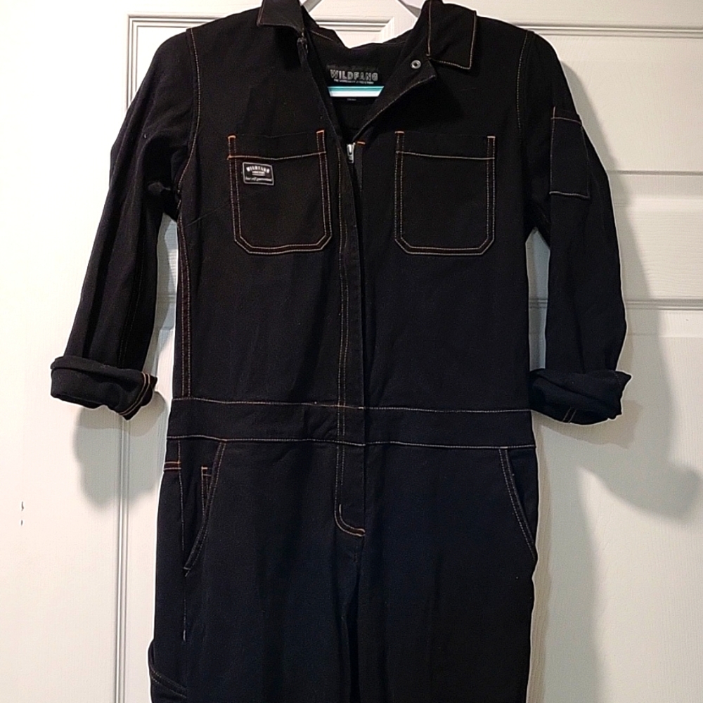 Wildfang Black Coveralls Sz Small